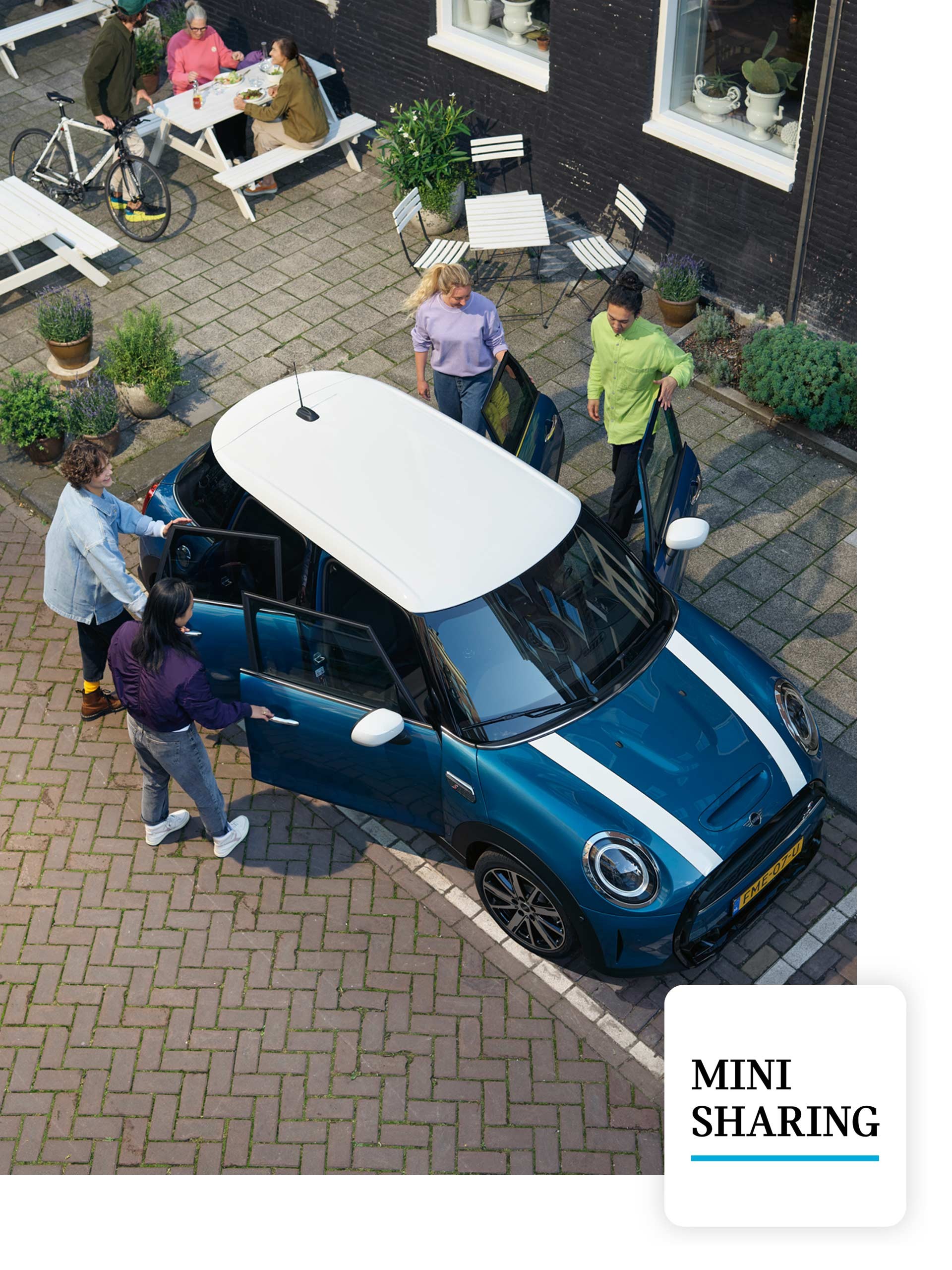 MINI Sharing – Aplicación MINI Sharing – Logotipo Sharing